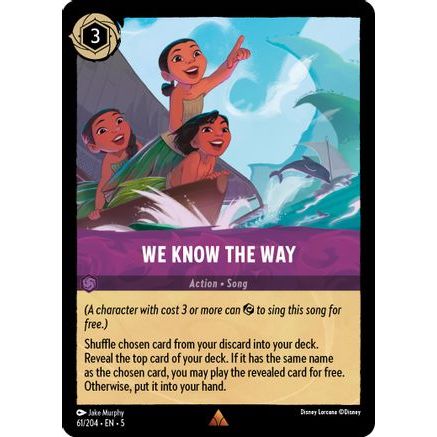 We Know the Way (61/204) - Shimmering Skies Cold Foil