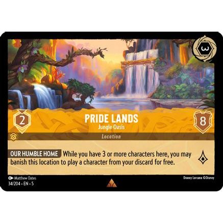 Pride Lands - Jungle Oasis (34/204) - Shimmering Skies Cold Foil