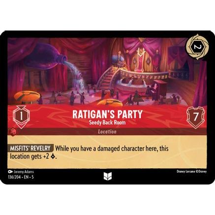Ratigan's Party - Seedy Back Room (136/204) - Shimmering Skies Cold Foil