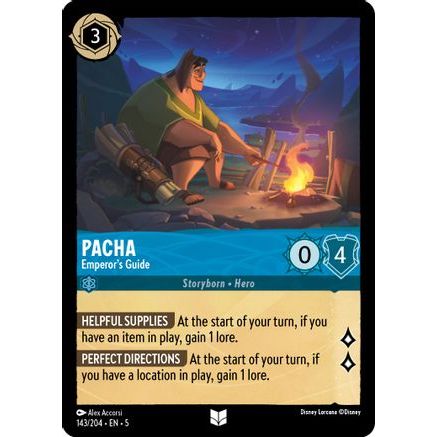 Pacha - Emperor's Guide (143/204) - Shimmering Skies Cold Foil