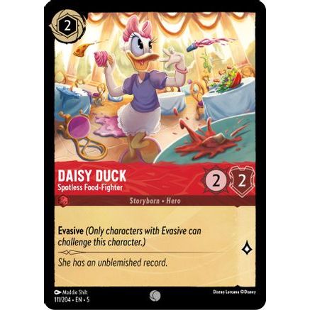 Daisy Duck - Spotless Food-Fighter (111/204) - Shimmering Skies Cold Foil