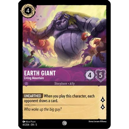 Earth Giant - Living Mountain (41/204) - Shimmering Skies Cold Foil