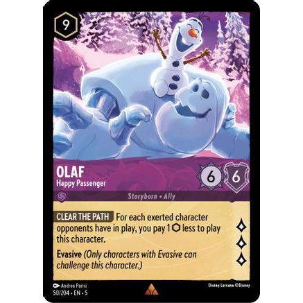 Olaf - Happy Passenger (50/204) - Shimmering Skies Cold Foil