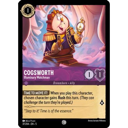 Cogsworth - Illuminary Watchman (37/204) - Shimmering Skies Cold Foil