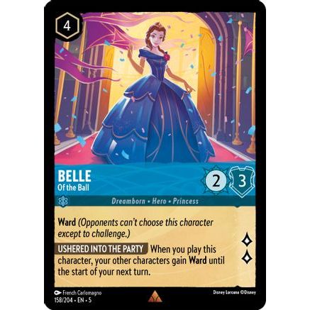 Belle - Of the Ball (158/204) - Shimmering Skies Cold Foil