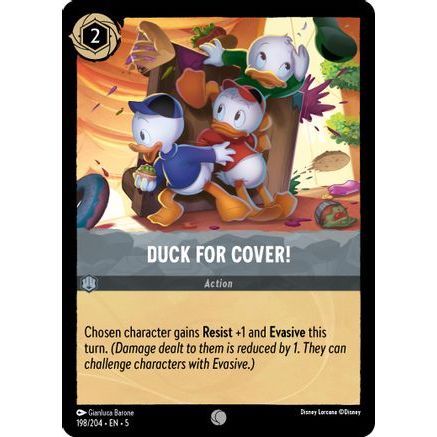Duck for Cover! (198/204) - Shimmering Skies Cold Foil