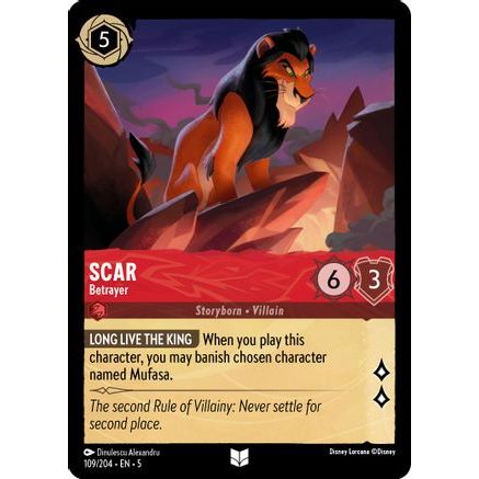 Scar - Betrayer (109/204) - Shimmering Skies Cold Foil