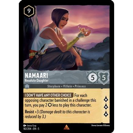 Namaari - Resolute Daughter (182/204) - Shimmering Skies Cold Foil