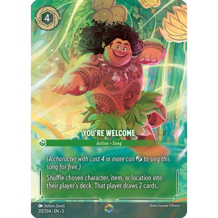 You're Welcome (Enchanted) (213/204) - Shimmering Skies Holofoil