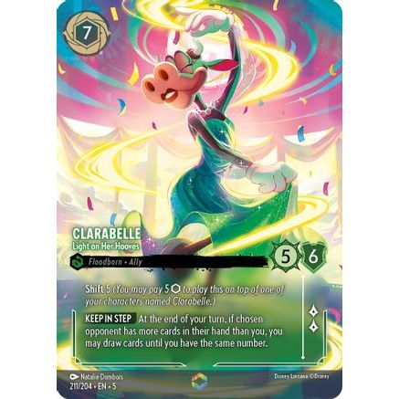 Clarabelle - Light on Her Hooves (Enchanted) (211/204) - Shimmering Skies Holofoil