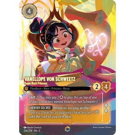 Vanellope von Schweetz - Sugar Rush Princess (Enchanted) (206/204) - Shimmering Skies Holofoil