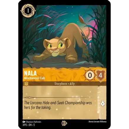 Nala - Mischievous Cub (3) - Disney Lorcana Promo Cards Cold Foil
