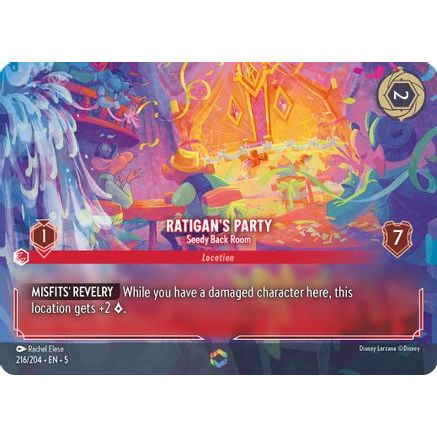 Ratigan's Party - Seedy Back Room (Enchanted) (216/204) - Shimmering Skies Holofoil
