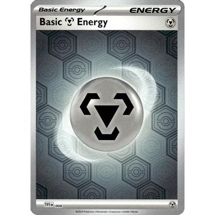 Basic Metal Energy (Reverse Holofoil) 8 - SV Shrouded Fable Reverse Holofoil