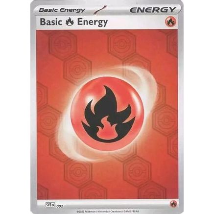Basic Fire Energy 2 - SV Shrouded Fable Reverse Holofoil