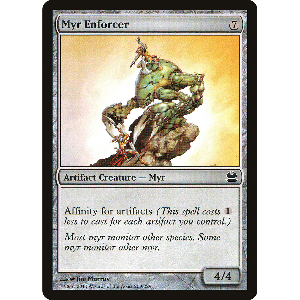 Myr Enforcer (MMA-209) - Modern Masters Foil