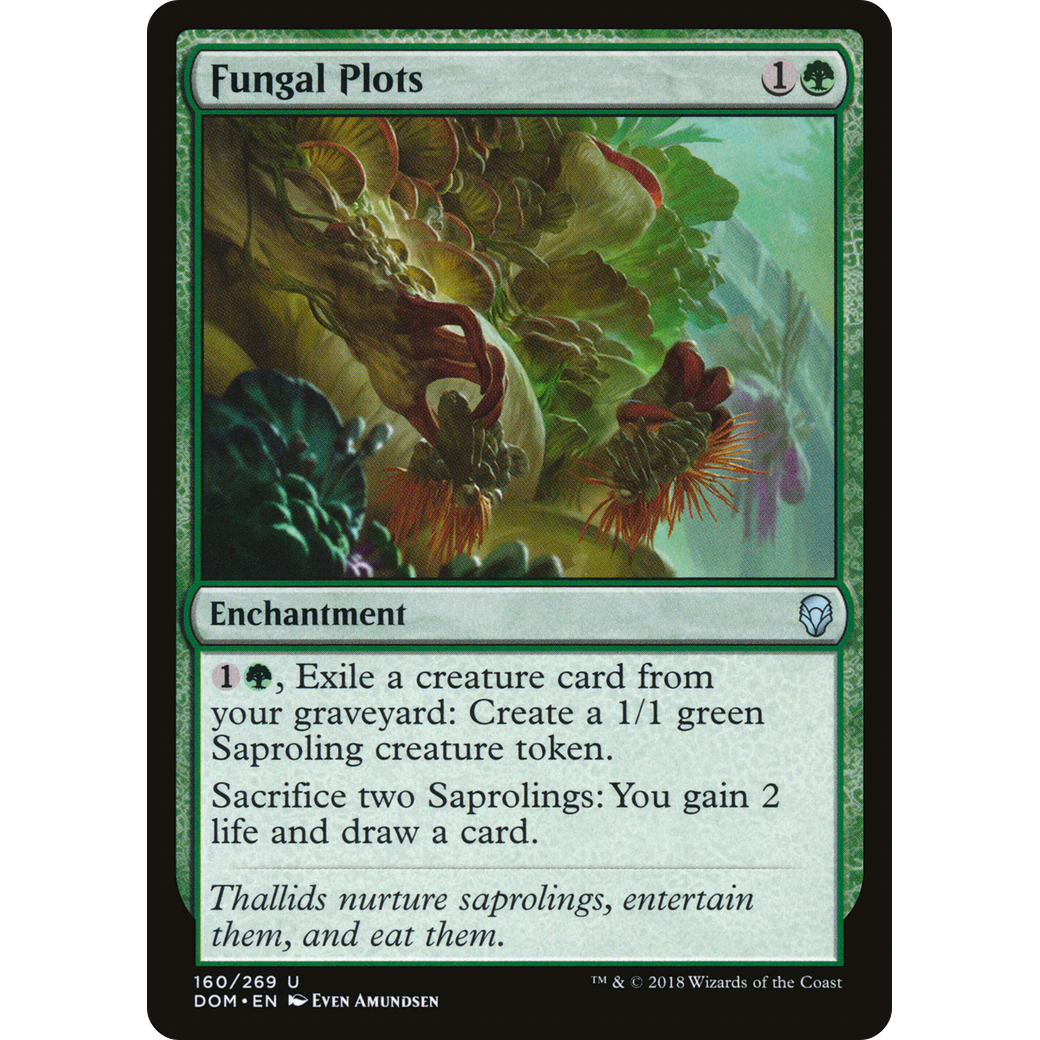 Fungal Plots (DOM-160) - Dominaria Foil