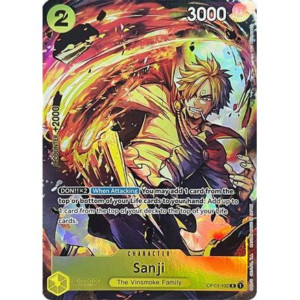Sanji (Premium Card Collection -BANDAI CARD GAMES Fest. 23-24 Edition-) (OP03-102) - One Piece Promotion Cards Foil