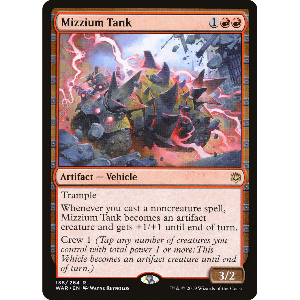 Mizzium Tank (WAR-138) - War of the Spark Foil