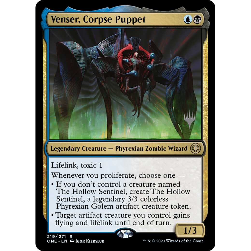 Venser, Corpse Puppet (PPONE-219P) - Phyrexia: All Will Be One Promos