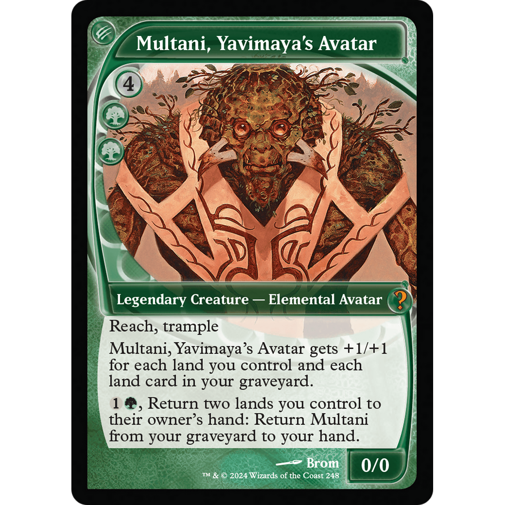 Multani, Yavimaya's Avatar (Future Sight) (MB2-248) - Mystery Booster 2 Foil