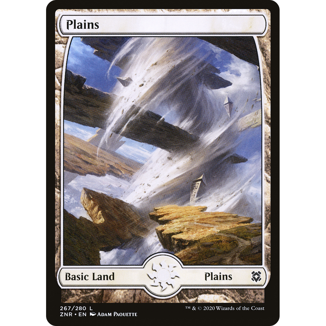 Plains (267) - Full Art (ZNR-267) - Zendikar Rising: (Full Art)