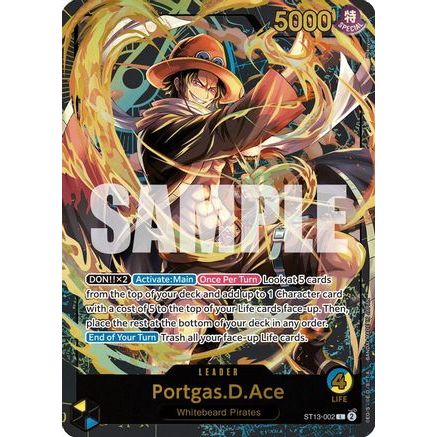 Portgas.D.Ace (Premium Card Collection -Leader Collection-) (ST13-002) - One Piece Promotion Cards Foil