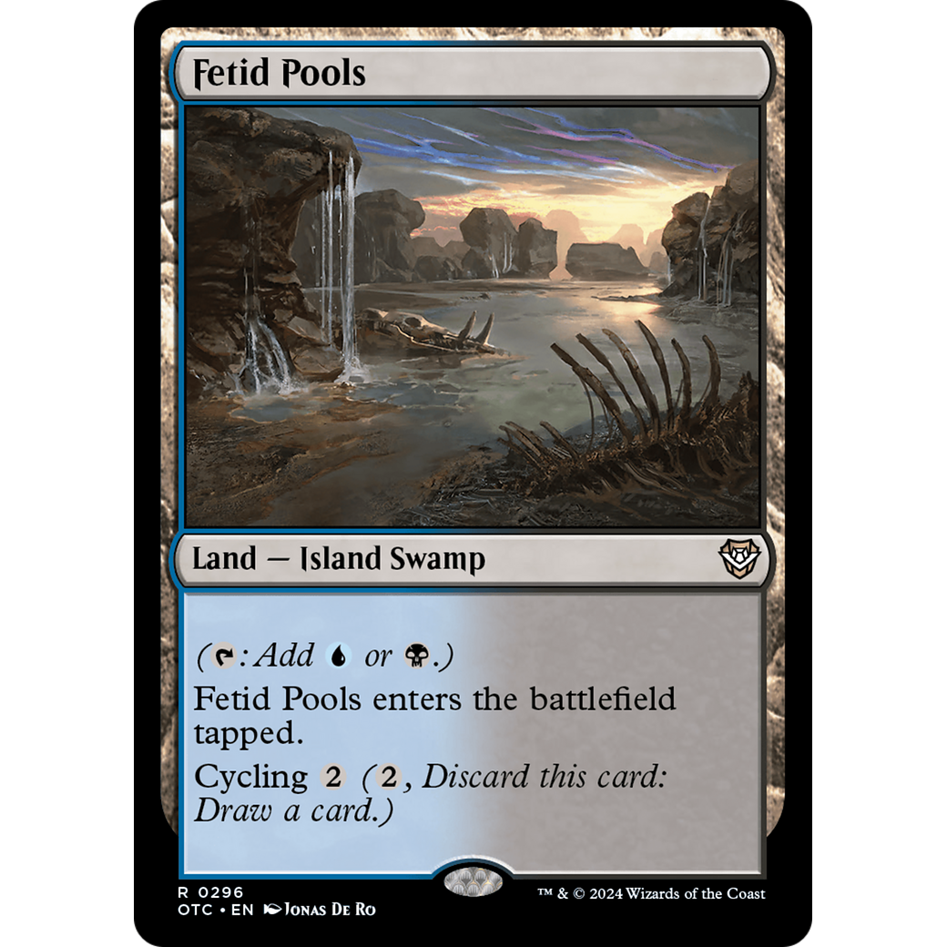 Fetid Pools (OTC-296) - Outlaws of Thunder Junction Commander