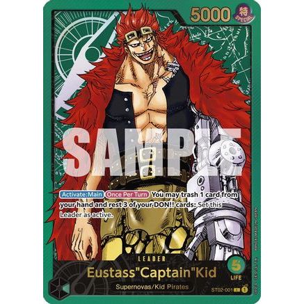 Eustass"Captain"Kid (Premium Card Collection -Leader Collection-) (ST02-001) - One Piece Promotion Cards Foil