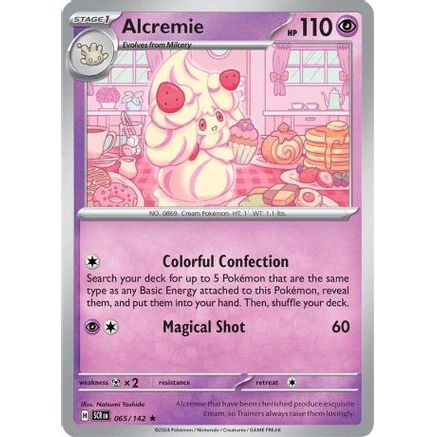 Alcremie 65 - SV07 Stellar Crown Holofoil