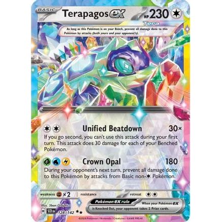 Terapagos ex - 128/142 128 - SV07 Stellar Crown Holofoil