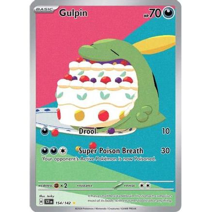 Gulpin - 154/142 154 - SV07 Stellar Crown Holofoil