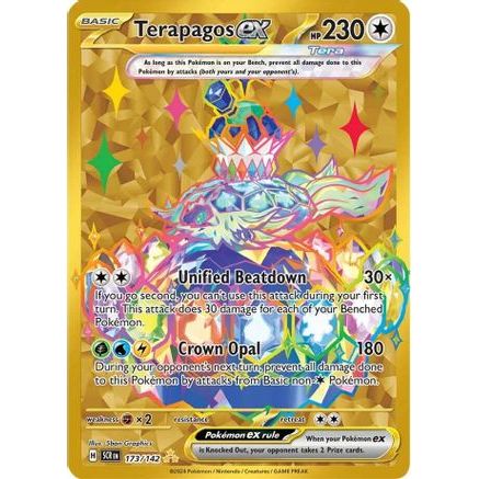 Terapagos ex - 173/142 173 - SV07 Stellar Crown Holofoil