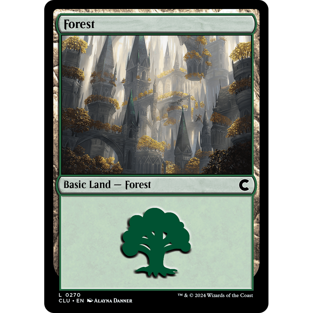 Forest (0270) (CLU-270) - Ravnica: Clue Edition
