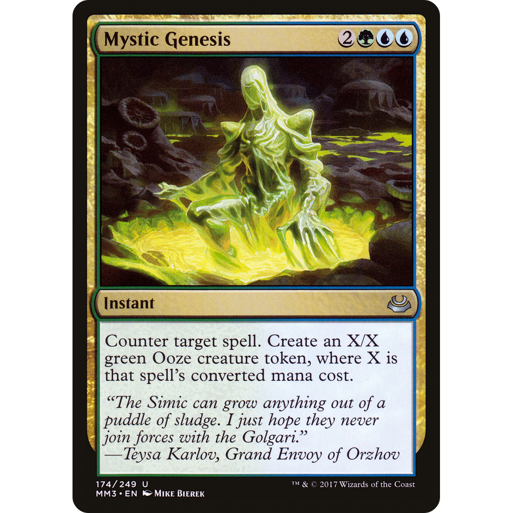 Mystic Genesis (MM3-174) - Modern Masters 2017 Foil