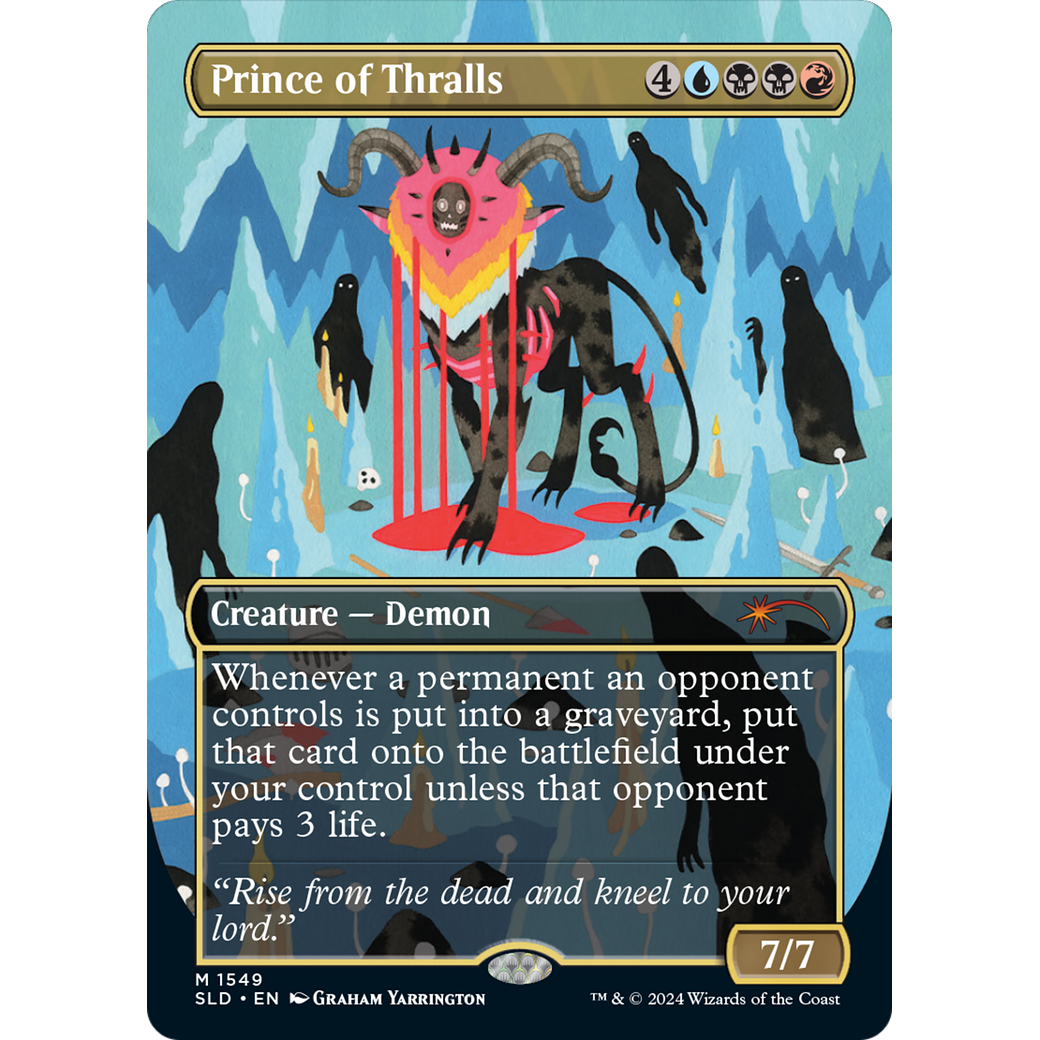 Prince of Thralls (SLD-1549) - Secret Lair Drop (Borderless)