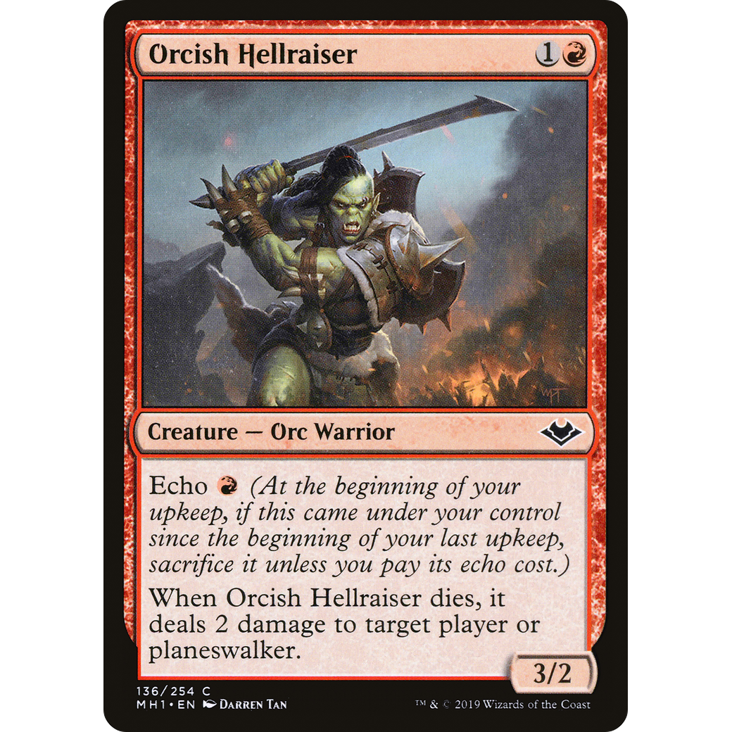 Orcish Hellraiser (MH1-136) - Modern Horizons
