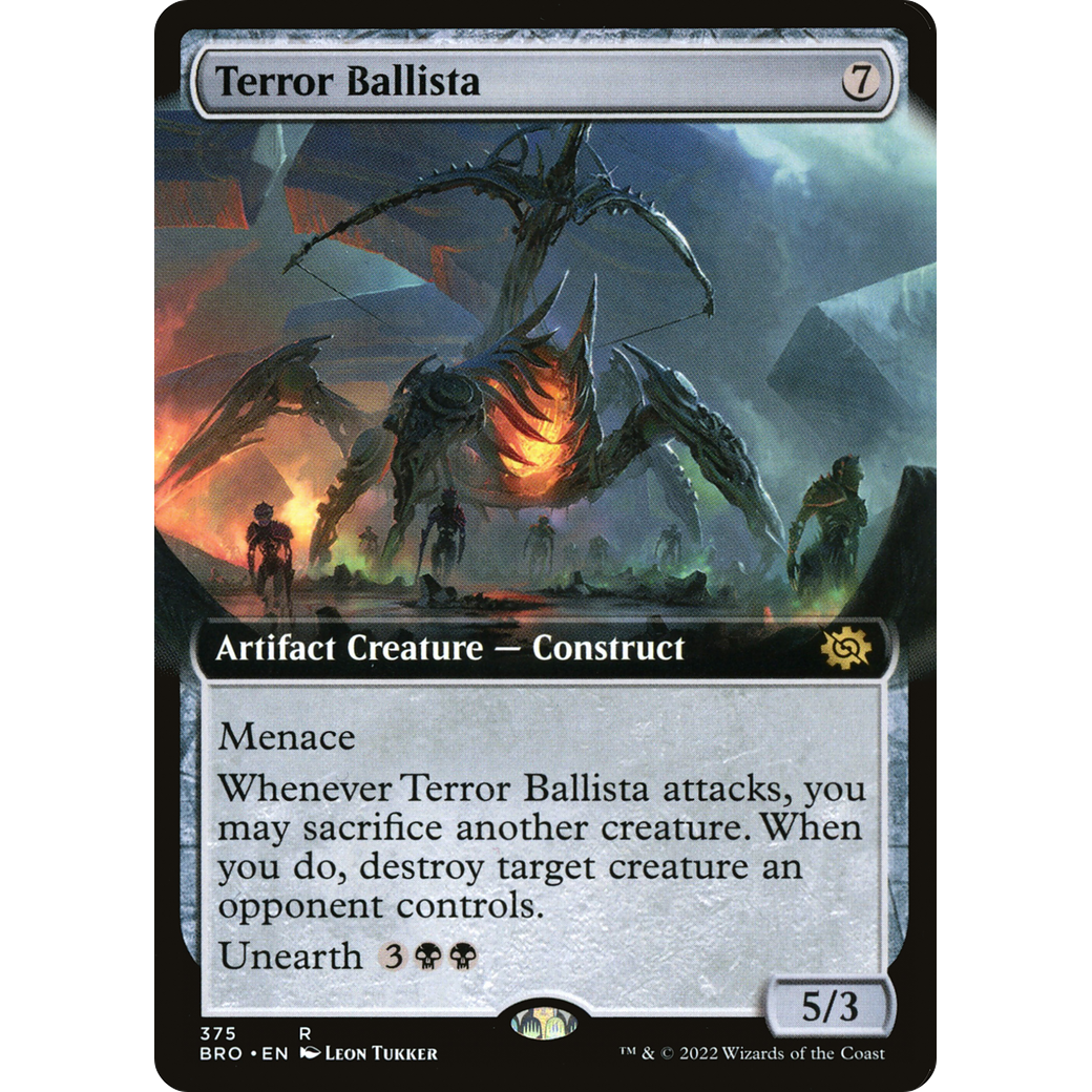 Terror Ballista (Extended Art) (BRO-375) - The Brothers' War: (Extended Art)