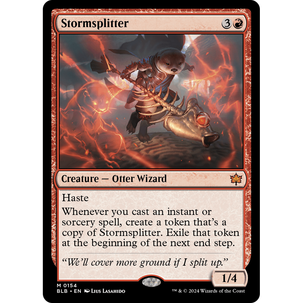 Stormsplitter (BLB-154) - Bloomburrow Foil