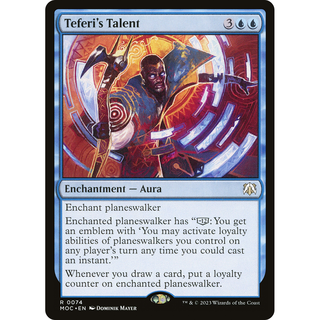 Teferi's Talent (MOC-074) - March of the Machine Commander