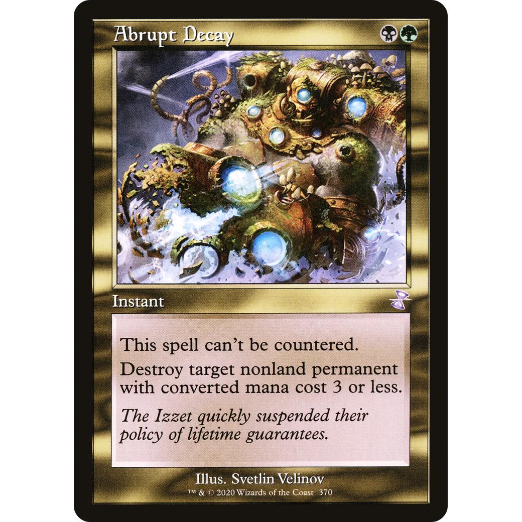 Abrupt Decay (TSR-370) - Time Spiral Remastered Foil