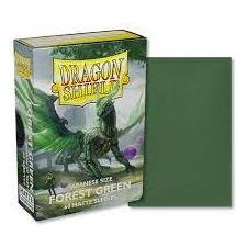 Dragon Shield: Forest Green Matte 60ct Japanese Size Sleeves