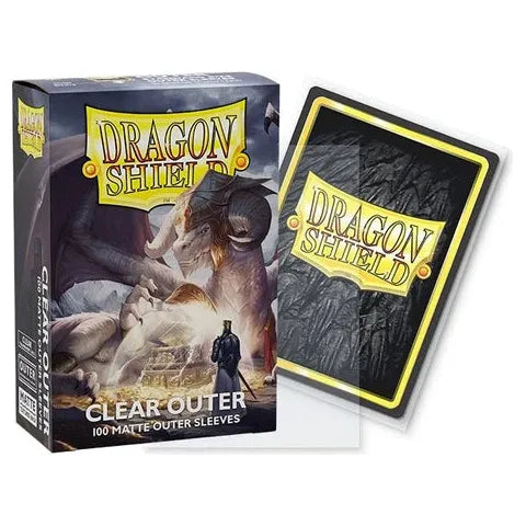 Dragon Shield: Clear Matte Outer Sleeves 100ct