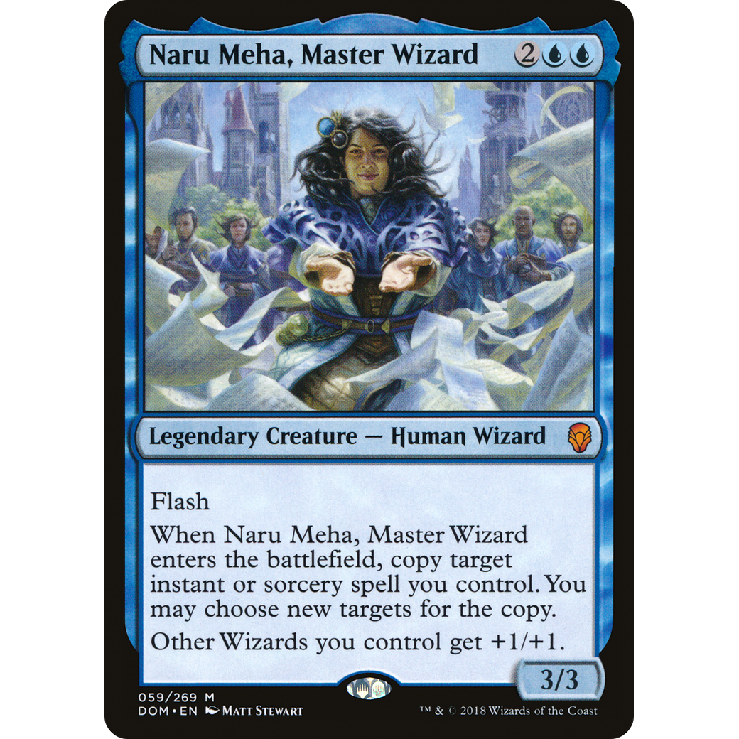 Naru Meha, Master Wizard (DOM-059) - Dominaria Foil