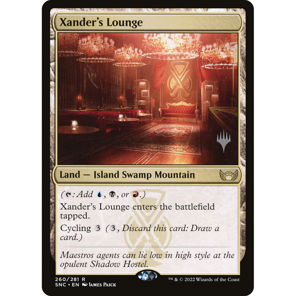 Xander's Lounge (PPSNC-260) - Streets of New Capenna Promos Foil