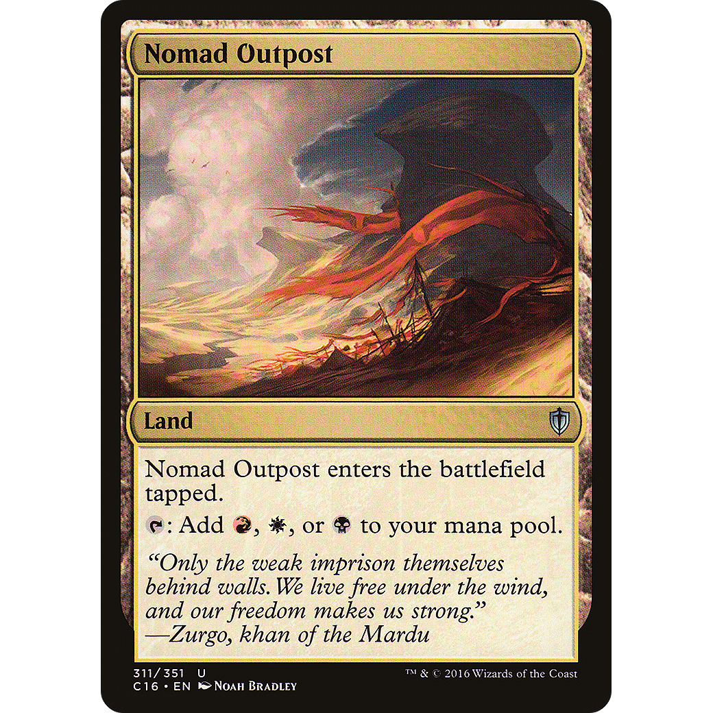 Nomad Outpost (C16-311) - Commander 2016