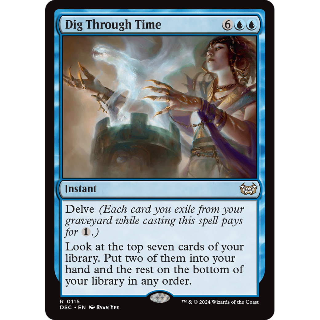 Dig Through Time (DSC-115) - Duskmourn: House of Horror Commander