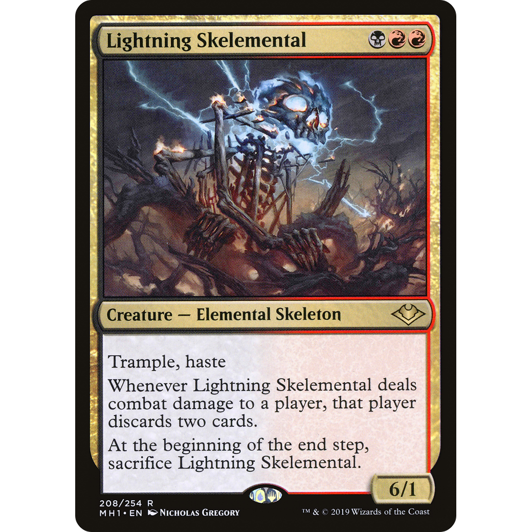 Lightning Skelemental (MH1-208) - Modern Horizons