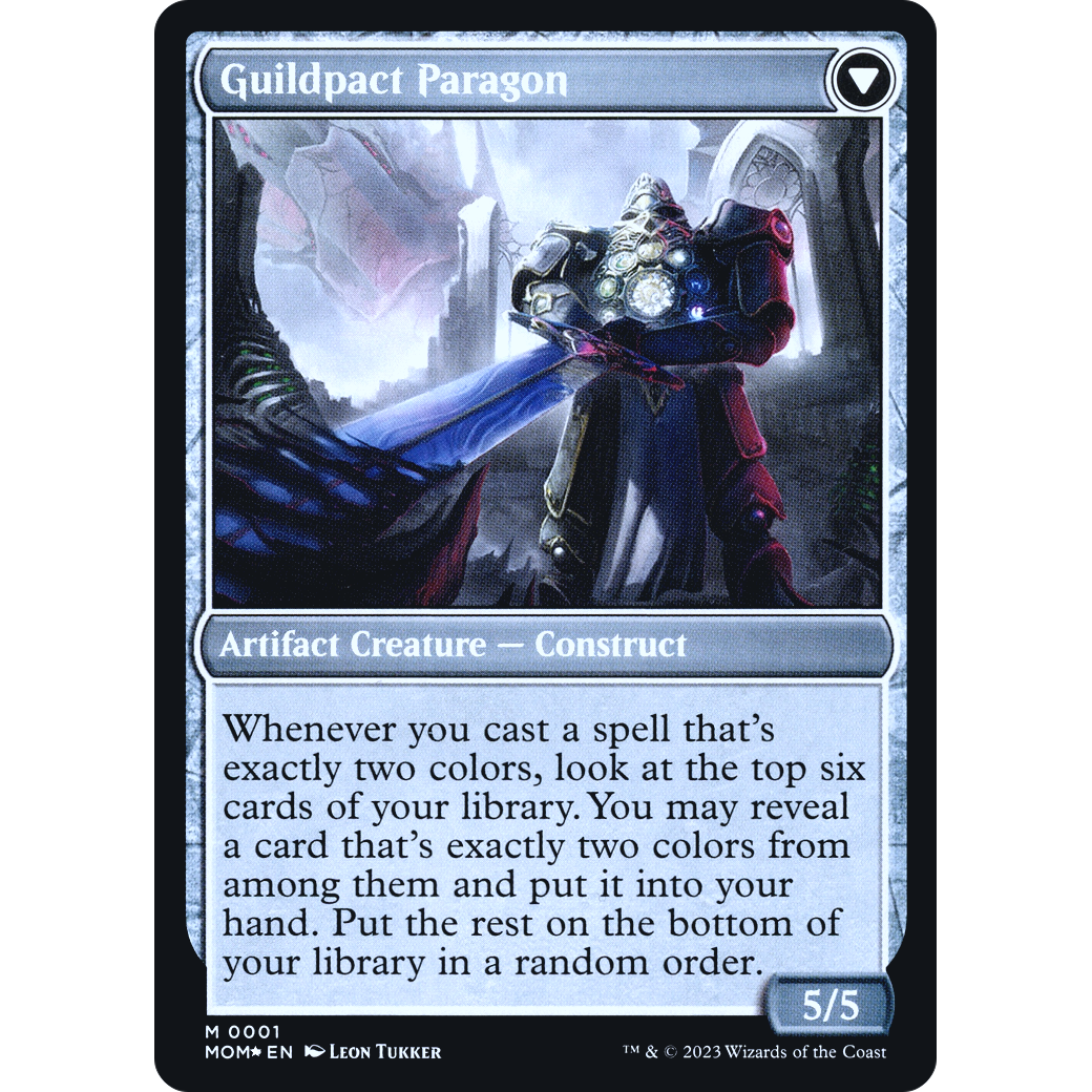 Invasion of Ravnica // Guildpact Paragon (PRE-01S) - March of the Machine Promos Foil