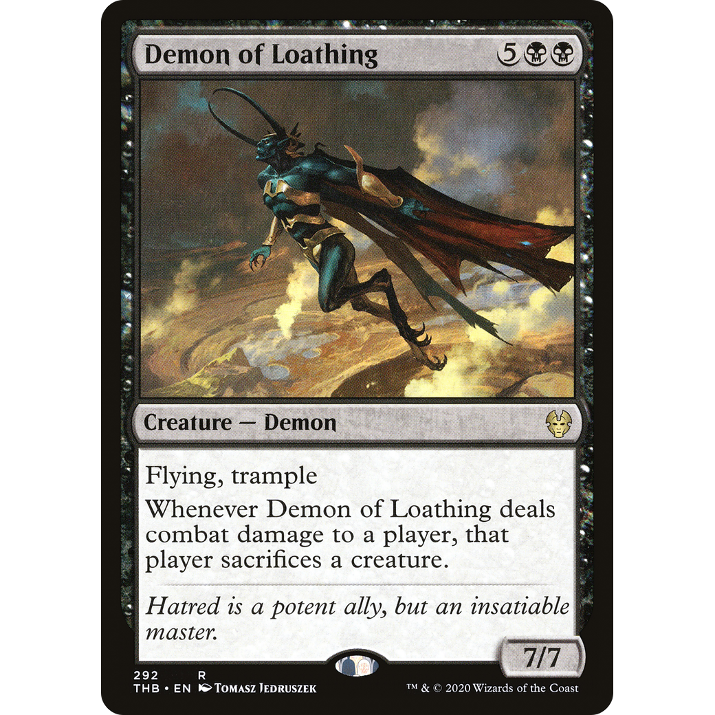 Demon of Loathing (THB-292) - Theros Beyond Death Foil